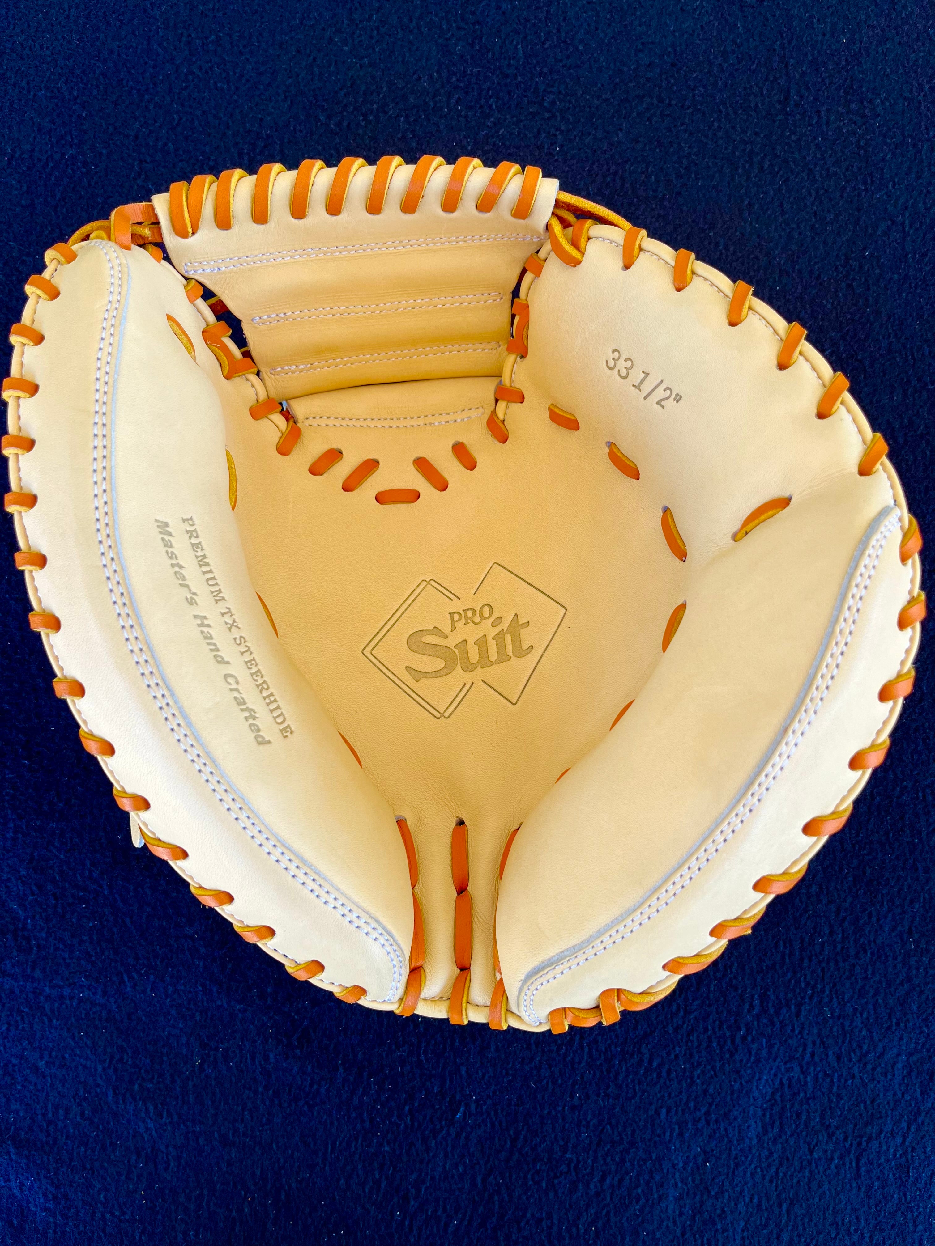 33.5" Pro Suit Catchers Mitt RHT Camel