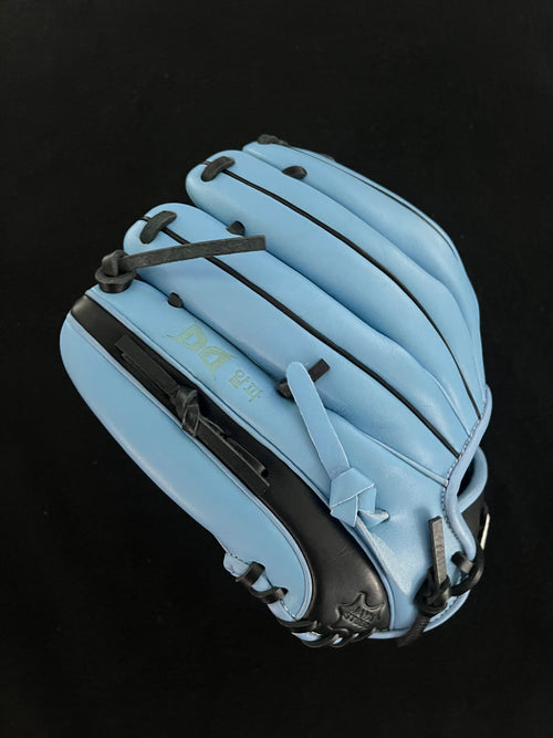 11.25" Alpha Youth Fit RHT I-Web Light Blue and Black